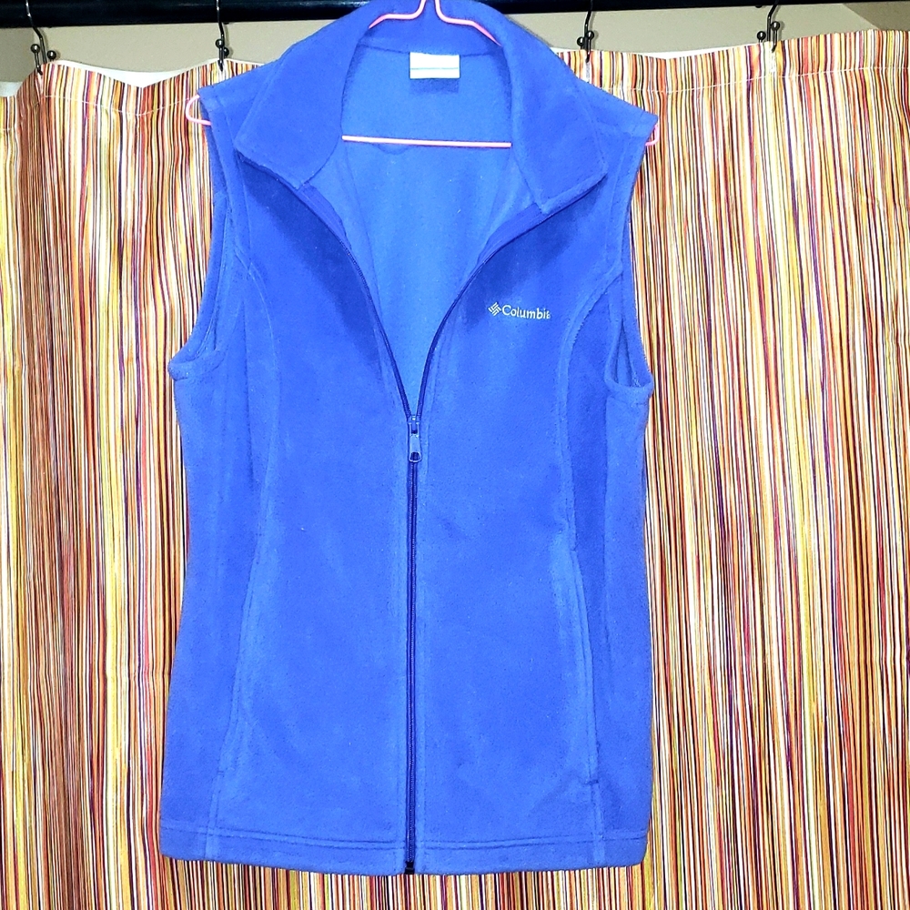 Womens Purple Columbia Fleece Vest M